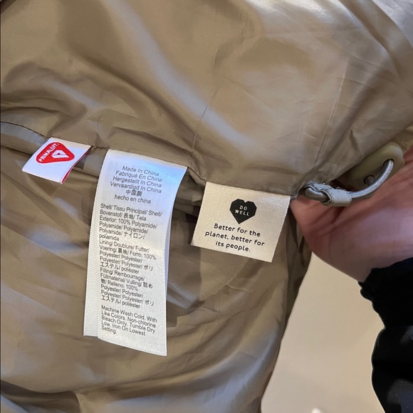 Madewell Holland Quilted Puffer Parka Jacket size Small color beige - Picture 7 of 13